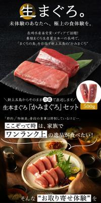 Raw Bluefin Tuna "Kamimaguro" from Kamigoto