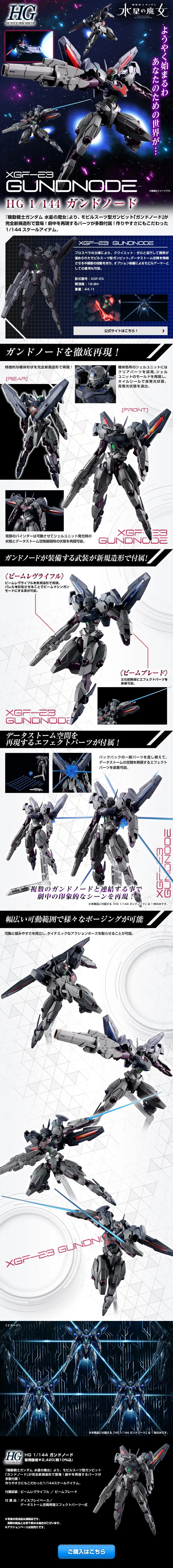 ＨＧ 1/144 ガンドノードのLPデザイン（玩具・ホビー・フィギュア／ホワイト系／かっこいい系）スマホ版