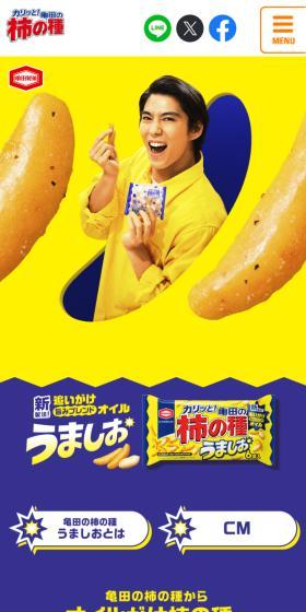 Kakinotane, now with a salt flavor. The new staple classic.