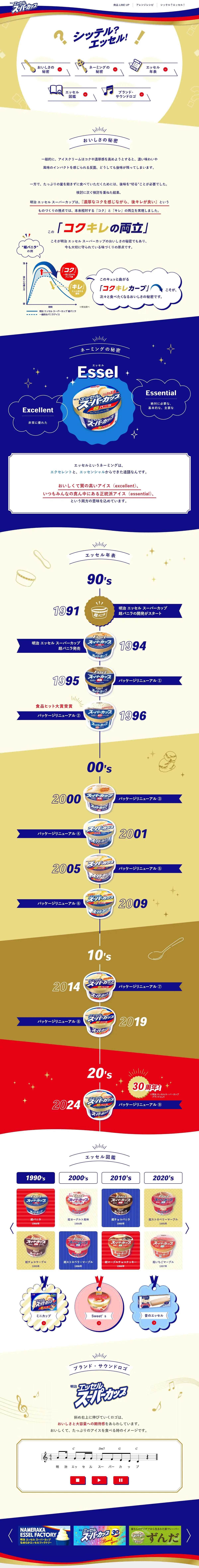 シッテル？エッセル！のLPデザイン（チーズ・ヨーグルト・乳製品／ブルー系／信頼・安心系）PC版