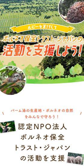 ルビーを寄付してボルネオ保全トラスト・ジャパンの活動を支援しよう！