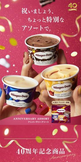 Anniversary Assort LP design (Western confectionery / Purples / Refined style) Mobile version