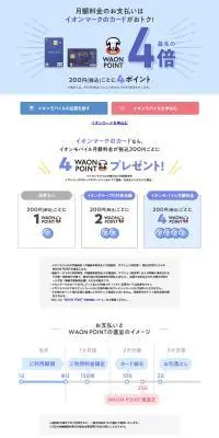イオンの格安スマホ・格安SIMのLPデザイン（保険・金融・クレジット／ブルー系／信頼・安心系）PC版