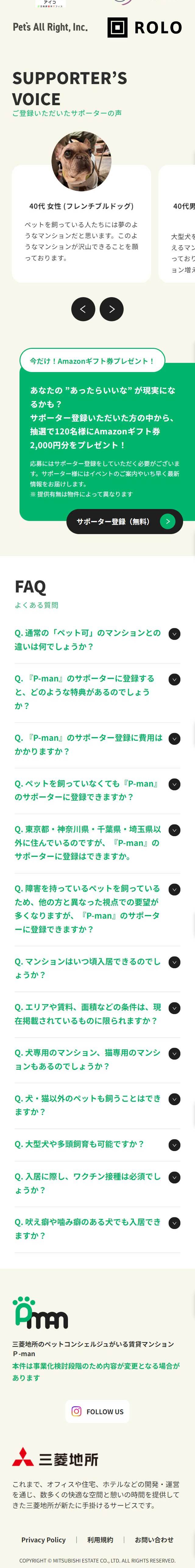 P-man LP design (architecture / Green tones / Natural style)