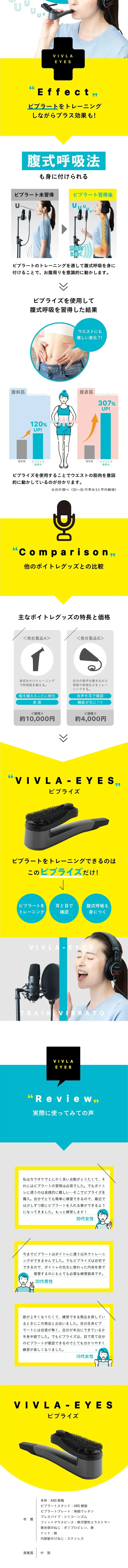 ビブライズのLPデザイン（応急手当・保護用品／イエロー系／スタイリッシュ系）スマホ版