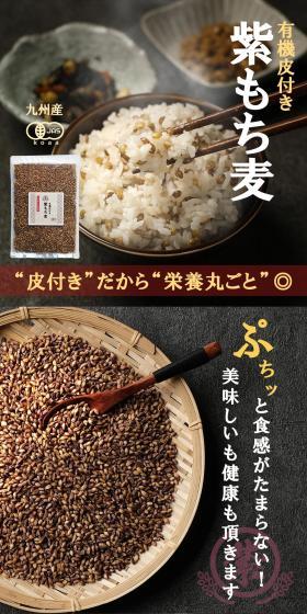 Murasaki Mochimugi LP design (Rice, Grains, and Cereals / Brown tones / Trust and Safety) Mobile version