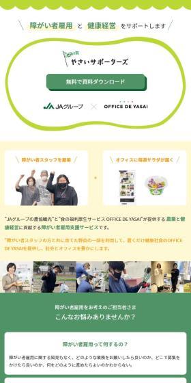 Supports employment of people with disabilities and health and productivity management.