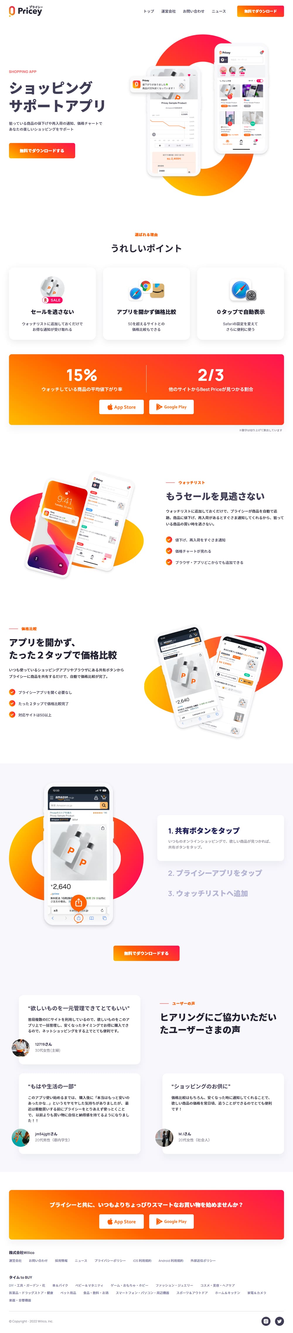 Pricey LP design (Businesses, companies, stores / White-based / Simple)