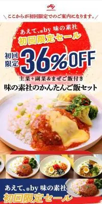 あえて、のLPデザイン（レトルト・インスタント／イエロー系／和風系）スマホ版