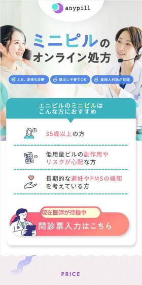 AnyPill LP design (Hospital, Chiropractic, Massage / Multi-color type / Simple) Mobile version