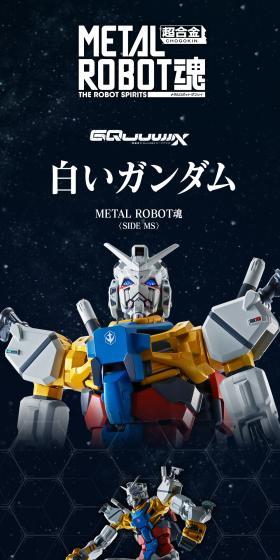 METAL ROBOT魂 ＜SIDE MS＞ 白いガンダムのLPデザイン（玩具・ホビー・フィギュア／ブラック系／かっこいい系）スマホ版