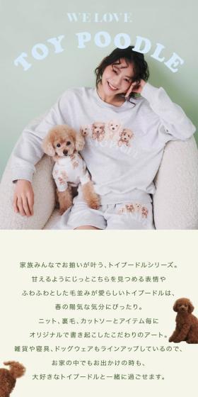 トイプードルシリーズのLPデザイン（レディースファッション／イエロー系／かわいい系）スマホ版