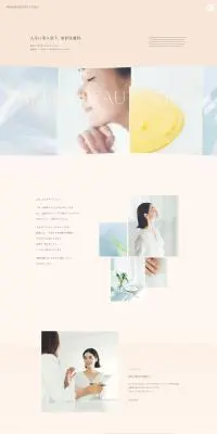 TAKEDA BEAUTY CLNICのLPデザイン（エステ・脱毛・増毛・整形／ベージュ系／キレイ系）PC版