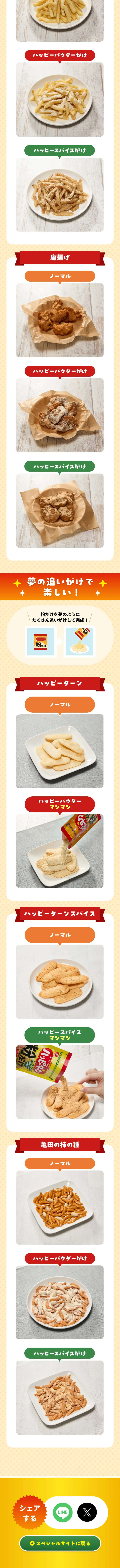 HAPPY TURN\'s Day みんなにハピあれキャンペーンのLPデザイン（イベント・キャンペーン・体験／オレンジ系／にぎやか系）スマホ版