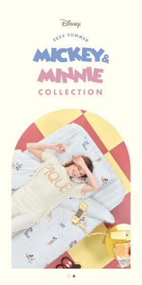 2025 SUMMER MICKEY & MINNIE COLLECTIONのLPデザイン（レディースファッション／イエロー系／かわいい系）スマホ版