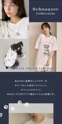 シュナウザーコレクションのLPデザイン（レディースファッション／グレー系／かわいい系）スマホ版