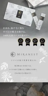 MIRANESTのLPデザイン（ペットフード ・ ペット用品／グレー系／シンプル系）スマホ版
