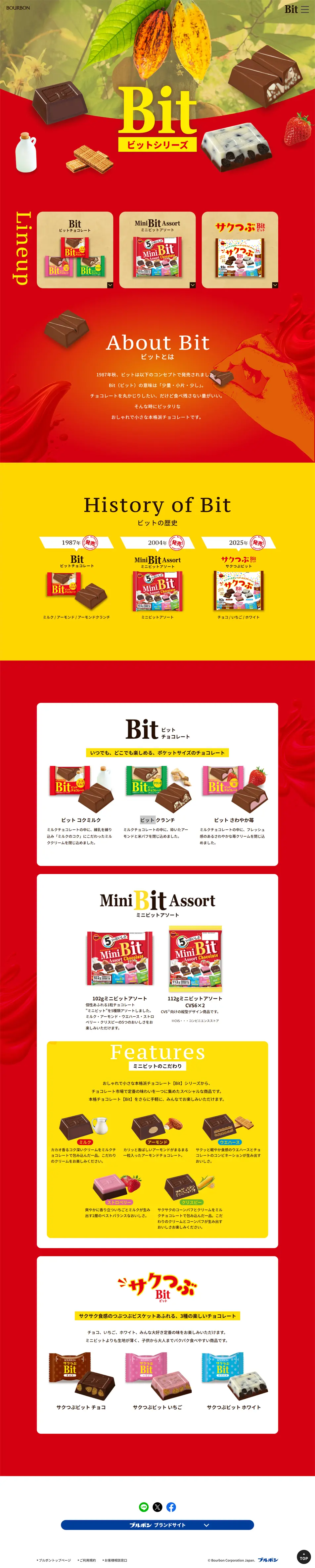 ビットのLPデザイン（チョコレート／レッド系／にぎやか系）PC版