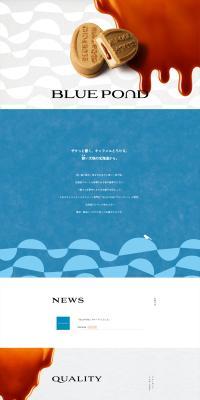 BLUE POND のLPデザイン（洋菓子）