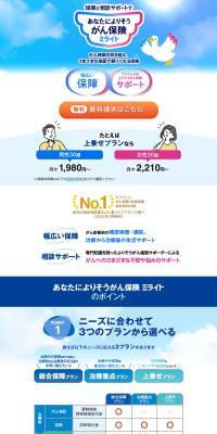 Aflac Cancer Insurance LP design (Insurance, Finance, Credit)