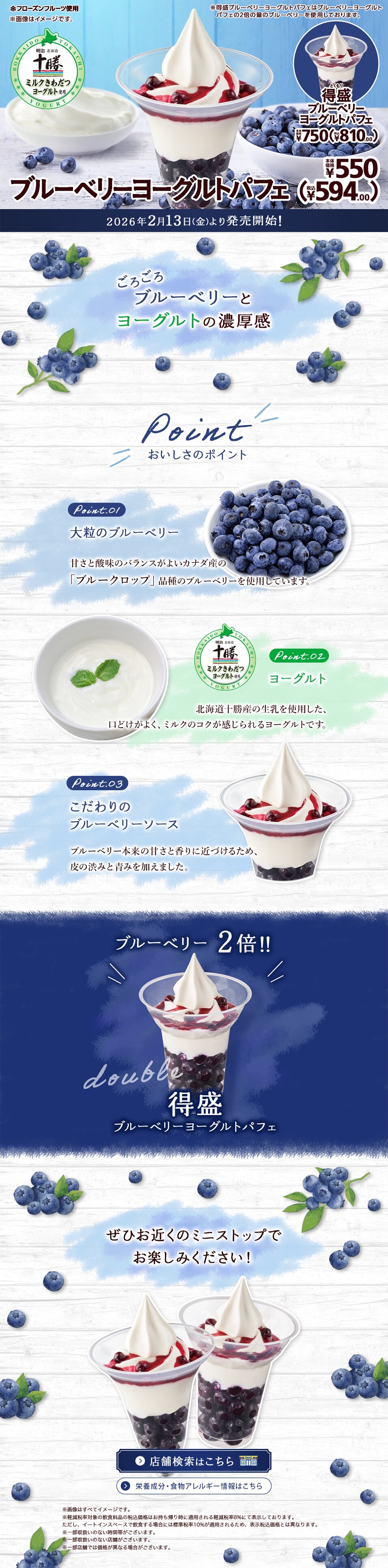 Buruuberii Yooguruto Pafe LP design (Western confectionery / Shades of blue / Refreshing type) PC version