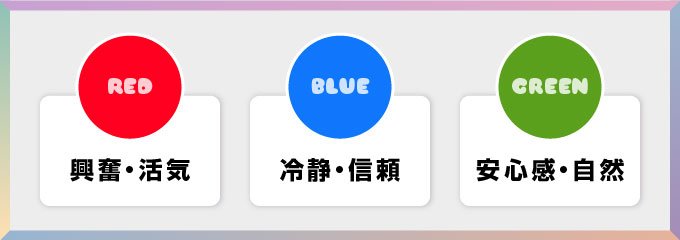 色の心理効果とブランドイメージの統一