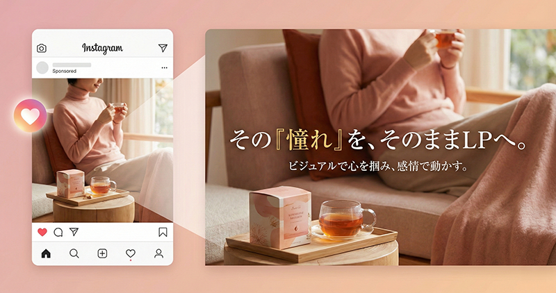 主要SNS広告別：連携LP構成の強調ポイント