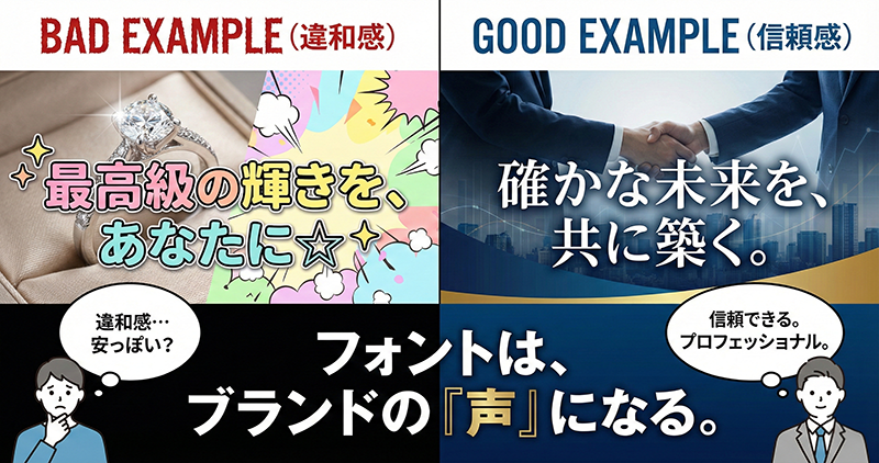 なぜLPのフォント選びが重要なのか？