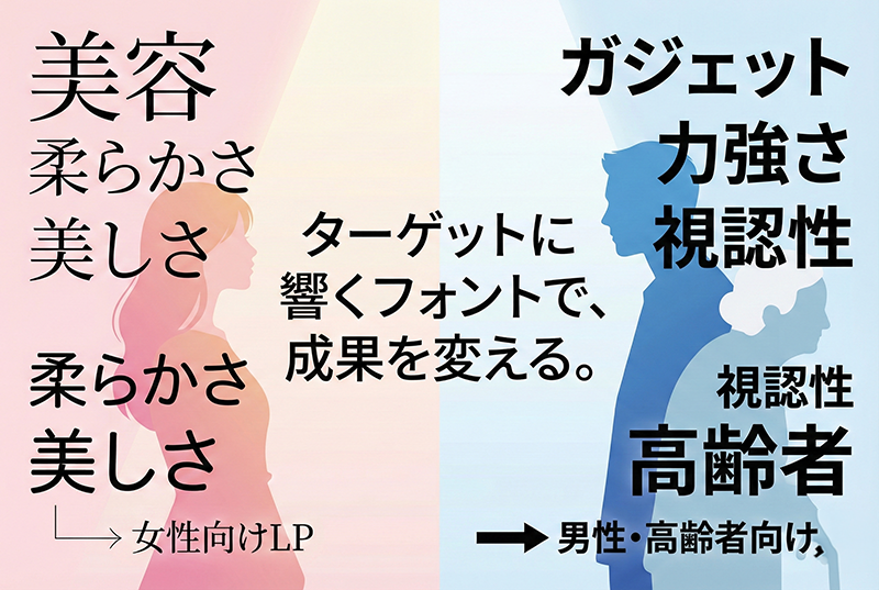ターゲット層（年齢・性別）に合わせた選び方