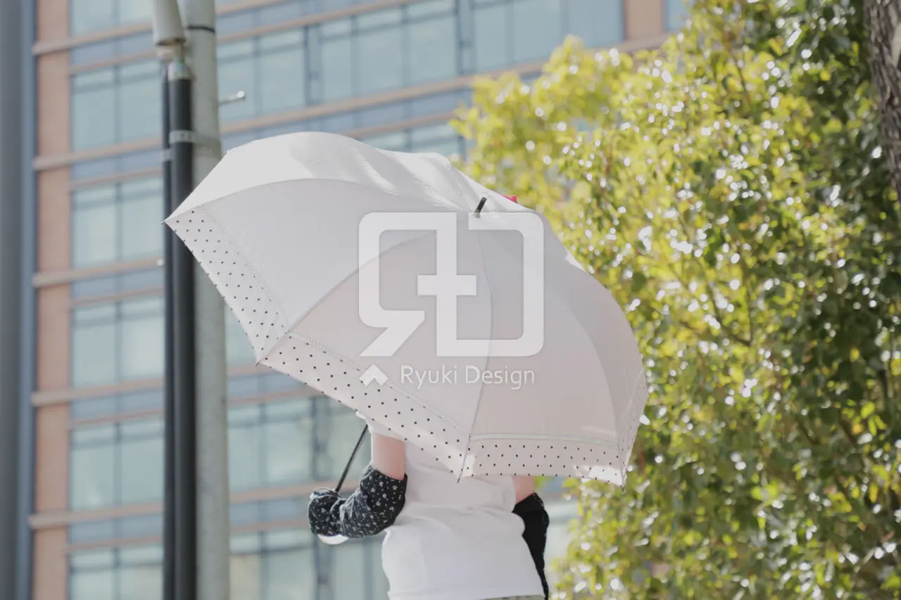 アームカバー,日傘の写真撮影実績