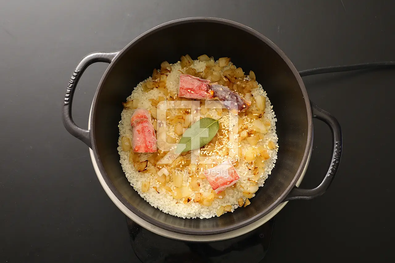 カニご飯の写真撮影実績