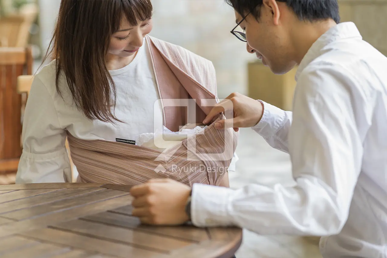抱っこ紐の写真撮影実績