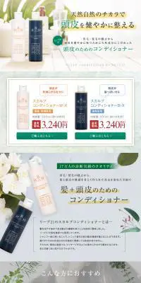 スカルプコンディショナーのLPデザイン（ブラウン系）PC版