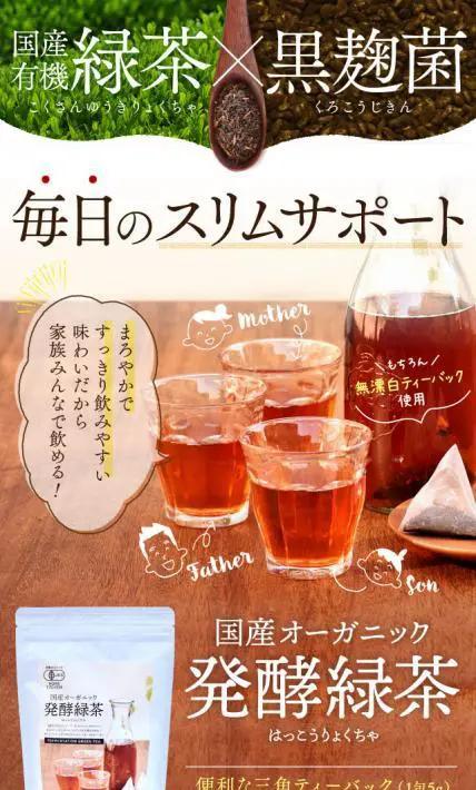 国産オーガニック発酵緑茶｜株式会社ヤマサン様のLP制作実績