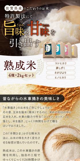 熟成米のLPデザイン（カラフル系）スマホ版
