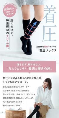 着圧ソックスのLPデザイン（レディースファッション／ホワイト系／アート・芸術系）スマホ版