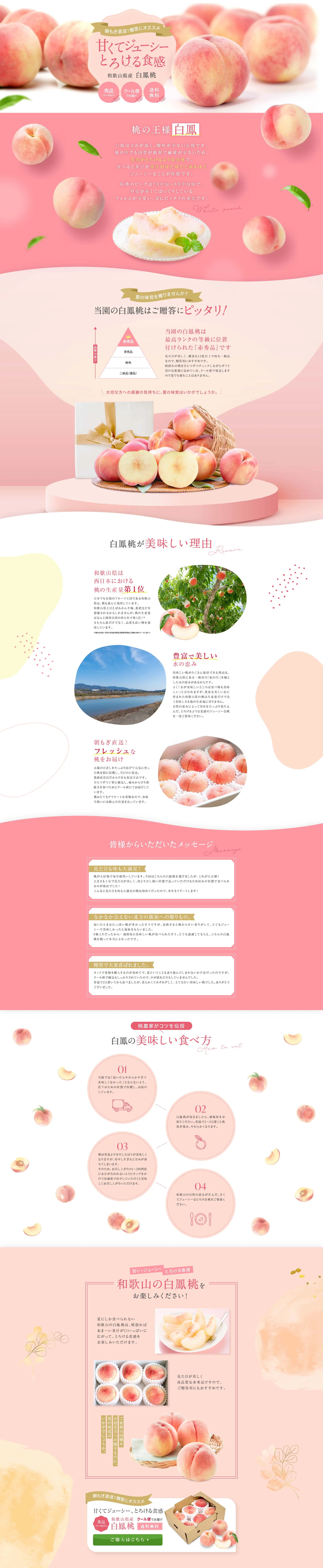 和歌山県産 白鳳桃_pc_1
