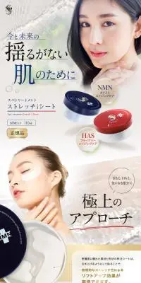 ストレッチiシートのLPデザイン（スキンケア・ボディケア・ヘアケア／ブラウン系／清潔系）PC版