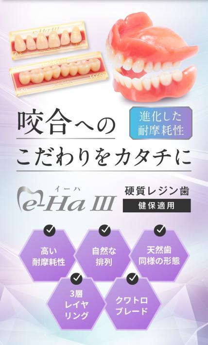 硬質レジン歯 e-Ha III｜クルツァージャパン株式会社様のLP制作実績