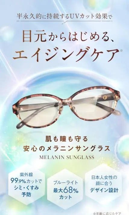 メラニンサングラス