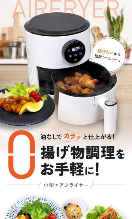 小型エアフライヤー｜株式会社オムニ様のLP制作実績