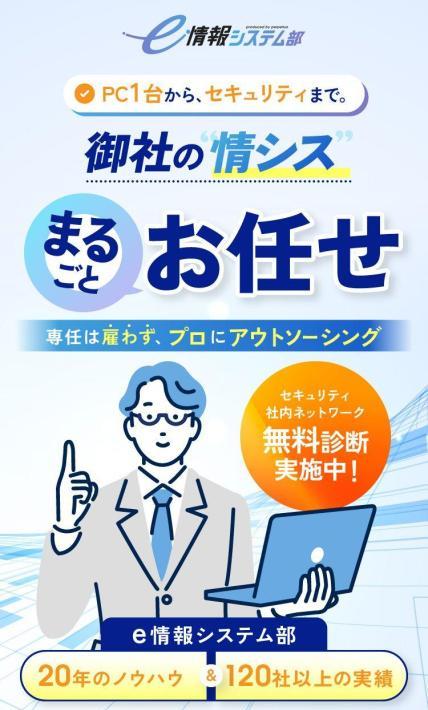 e情報システムまるごとお任せサービス｜株式会社perpetua様のLP制作実績