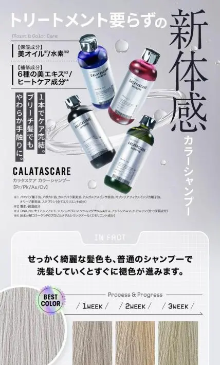 トリートメント要らずの新体感カラーシャンプー｜株式会社SHICA様のLP制作実績